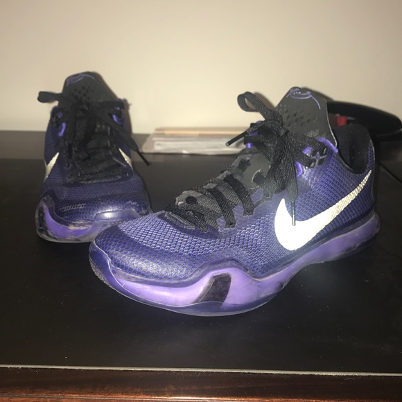 nike kobe x 10 blackout purple